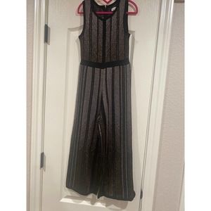 GIRLS METALLIC JUMPSUIT